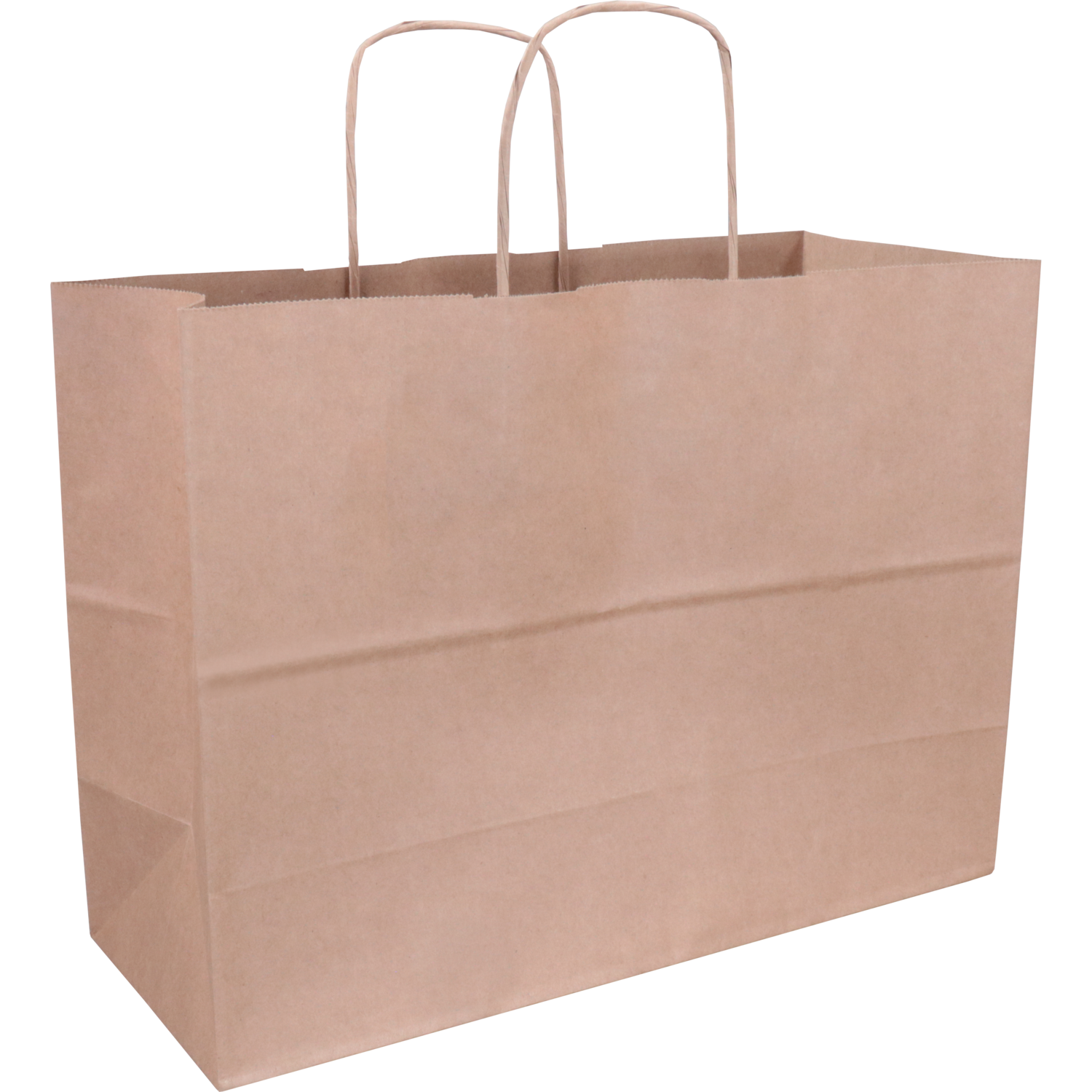 Klika - Borsa | Carta kraft | cordone di carta ritorto | 35x14x26 cm | borsa tote | marrone | 100 pezzi