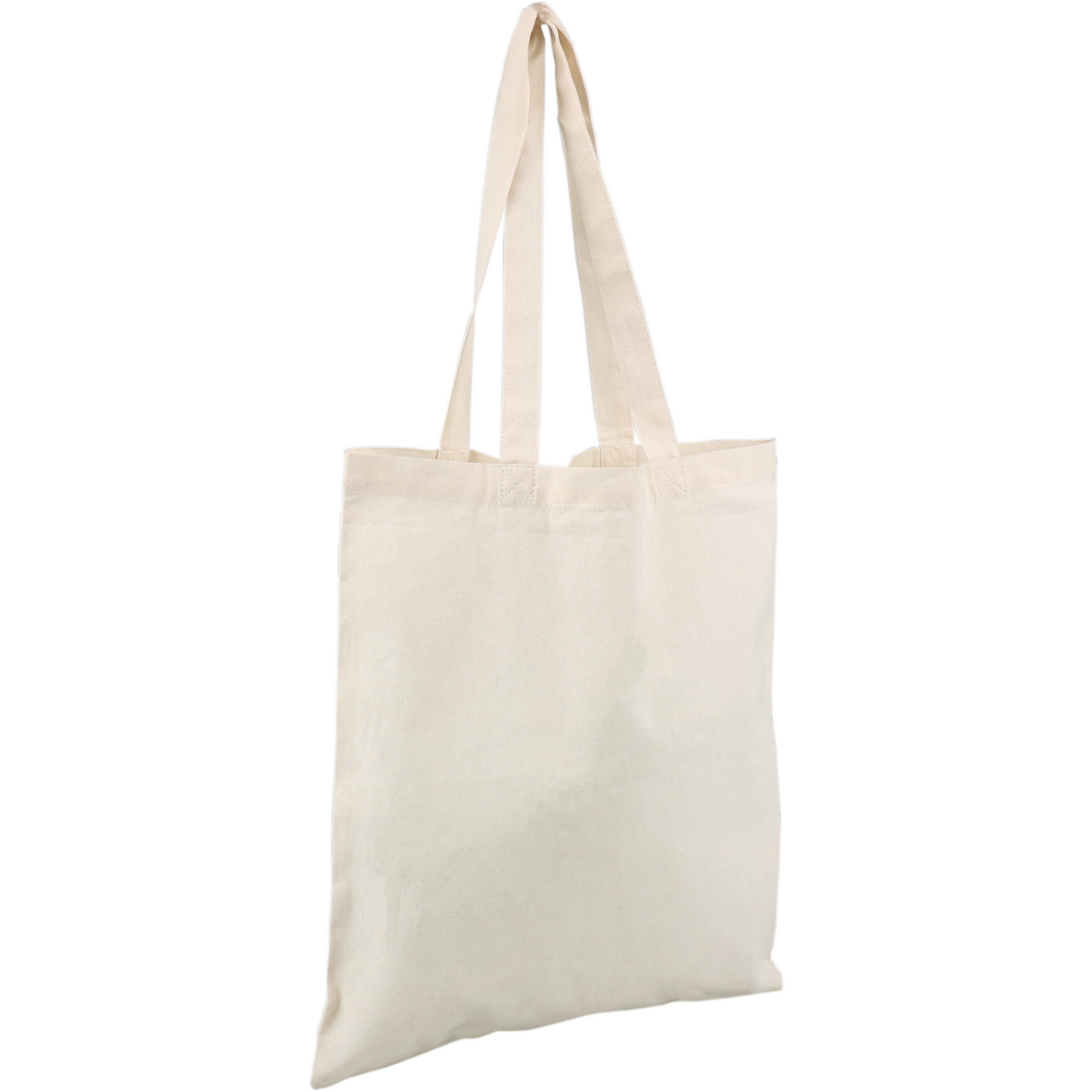 Klika - Tas | Katoen | portrait | reusable | 38x42cm | lusdraagtas | naturel | 10 stuks