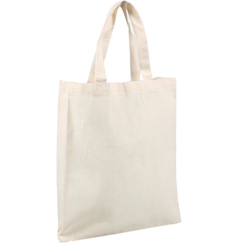 Klika - Tas | Katoen | portrait | reusable | 30x 6x34cm | lusdraagtas | naturel | 10 stuks