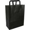 Klika - Bag | Paper | flat handle | 26x 12x35cm | tote bag | black | 250 pieces