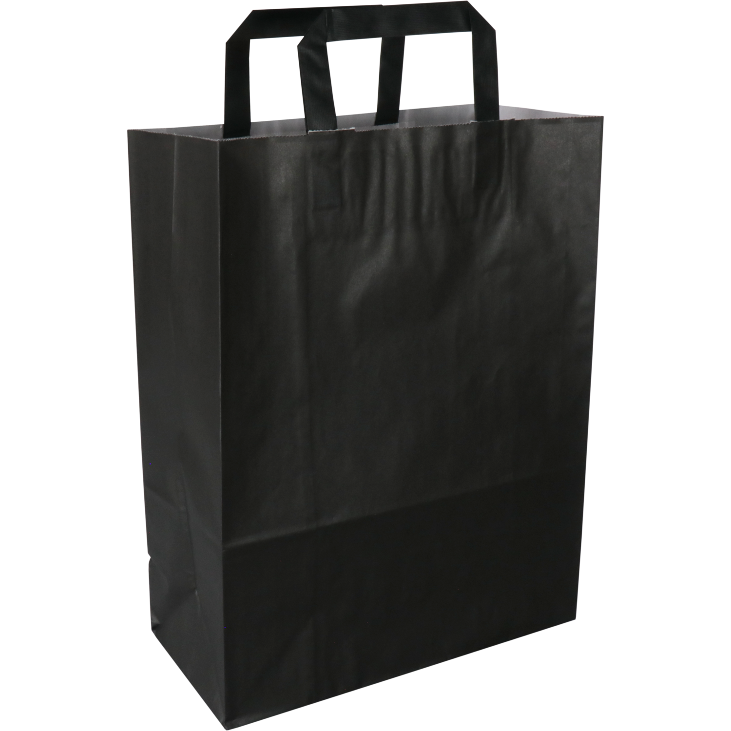 Klika - Borsa | Carta | manico piatto | 26x12x35 cm | borsa tote | nero | 250 pezzi