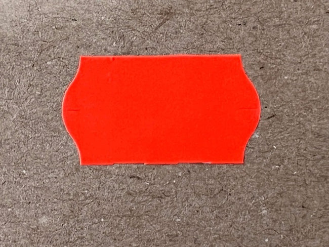 Klika - Etiqueta 2212 rojo fluorescente removible 63.000