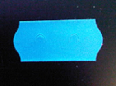 Klika - Etiqueta 2612 removible azul 54.000