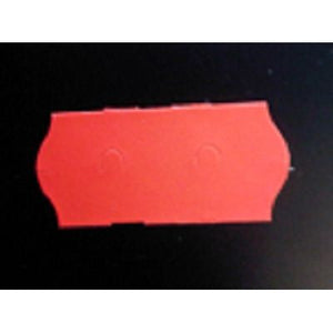 Klika - Label 2612 fl.red removable 2slit 54,000 2 pieces