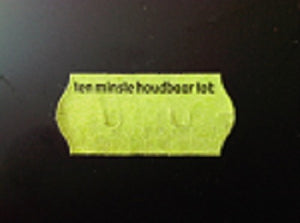 Klika -  Etiket 2612 groen perm 2slit Tenminste h