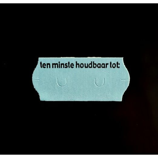 Klika - Etiqueta 2612 azul permanente 2 ranuras Al menos h