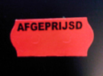 Klika - Label 2612 fluor red perm DISCOUNTED