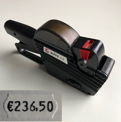 Klika - Price tongs BLITZ C6 print €999.99