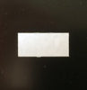 Klika - Etiket 2612 rectangle white dim.2slit 54