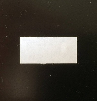 Klika - Label 2612 rectangle white semi-permanent