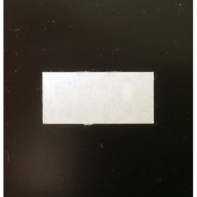 Klika - Label 2612 rectangle white semi-permanent