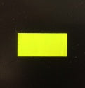 Klika -  Etiket 2612 rechthoek fluor geel perm