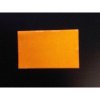 Klika -  Etiket 2616 flu-oranje perm recht 36.000 2 stuks