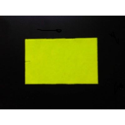 Decosign - Etiket 2616 recht fluor geel afnmbr