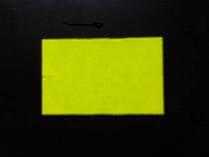 Klika - Label 2616 gerade fluorgelb permanent 2 Stück