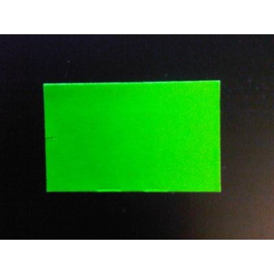 Klika - Label 2616 straight fluoro green removable
