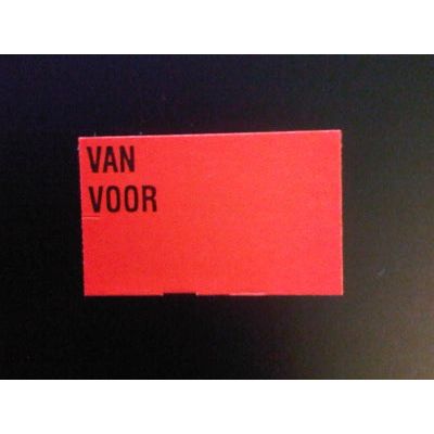 Klika - Label 2616 Right Fl.rood Van Voor Semi