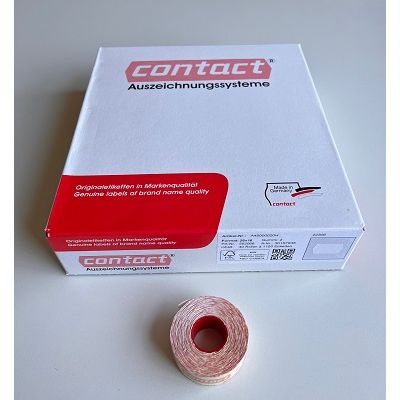 Klika - Label 2516 permanente blanca onda 2 hendiduras 44.000