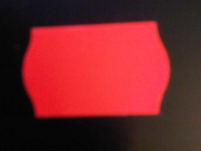 Klika - Etiket 2616 rosso fluo dim.br. vacillare