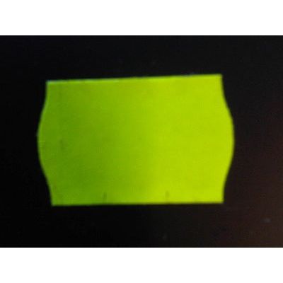 Klika - Etiket 2616 fluor geel afneembaar golfra