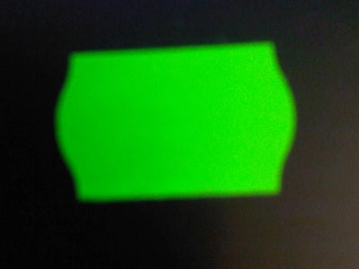 Klika -  Etiket 2516 fluor groen afneembaar 36rol