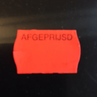 Klika - Etiquette 2516 fl.rouge permanente RÉDUCTION