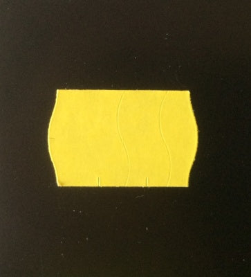 Klika - Etiqueta 2516 onda amarilla permanente seguridad punzonado