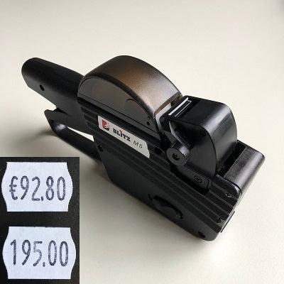 Klika - Pinzas para precios BLITZ M5 letra grande 12345