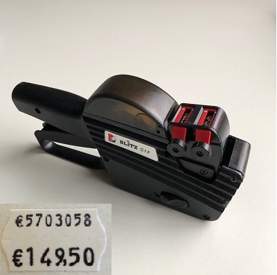 Klika - Pinzas de precio BLITZ S14 2 líneas 8+6 2 piezas