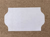 Klika - Label 3219 white afn 2slit wave 30,000