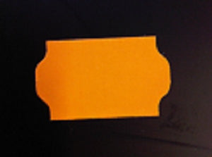 Klika -  Etiket 3219 fluor oranje perm 30.000