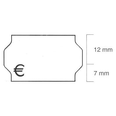 Klika - Etikett 3219 Weiß abnehmbar 30.000 - 3 Stück