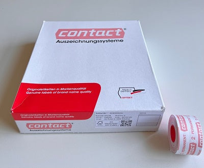 Klika - Label 3719 permanente bianca 2 fessura dritta 28.000