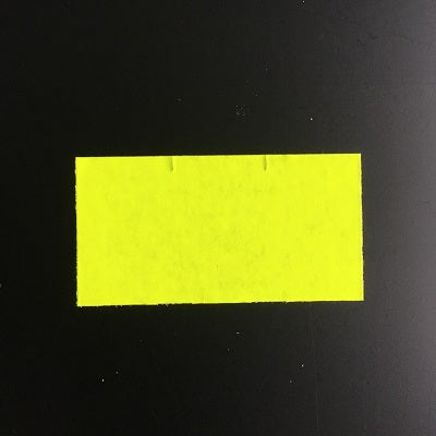 Klika -  Etiket 3719 fluor geel semi-perm T-slit 2 stuks