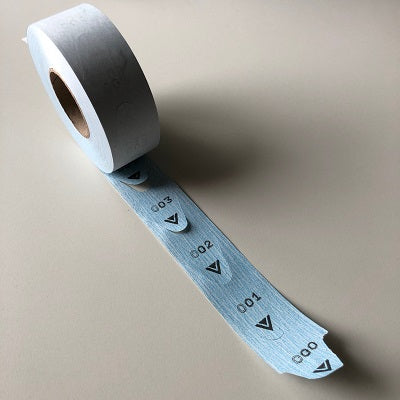 Klika - Sequence number roll blue 2000 pieces per roll 30 pieces