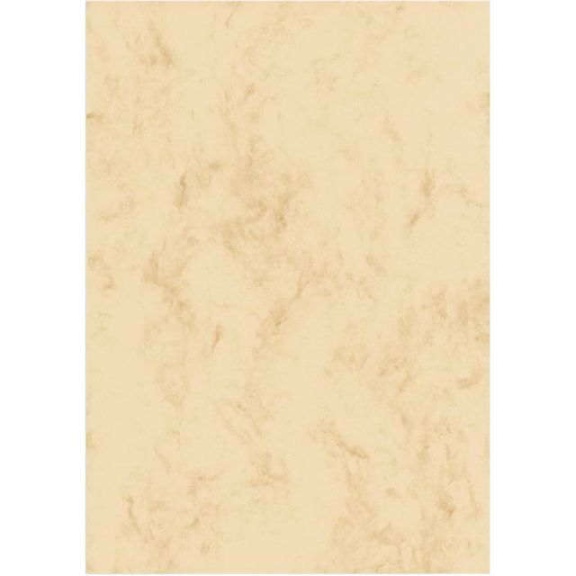 Sigel - Designpapier Sigel A4 90gr Marmer Beige | Pack von 100 Blättern