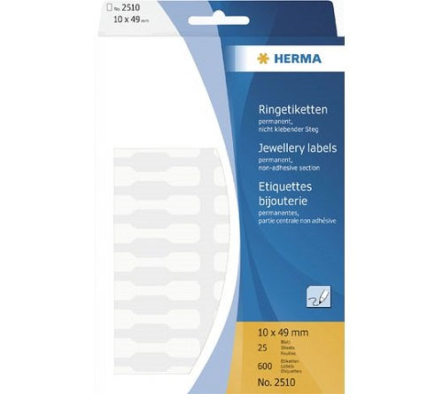 Herma - Juwelier-etiket 49x10 mm mapje 600 stuks