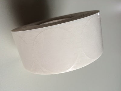 Klika - Etiquette 35 mm ronde transparente 1000 pièces