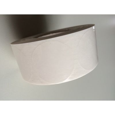 Klika -  Etiket 35 mm rond transparant 1000 stuks 12 stuks