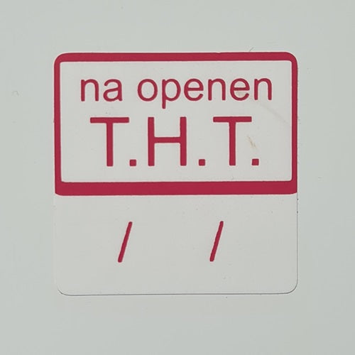 Klika - Label after opening best before date white/magenta 25x25mm