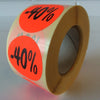 Klika -  Etiket fluor rood 27mm -40% 500/rol