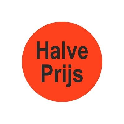 Klika - Etichetta rosso fluo 35mm Metà Prezzo 500r