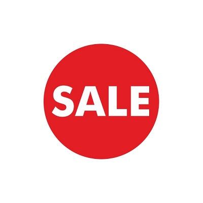 Klika - Label red/white 20mm SALE 500/roll