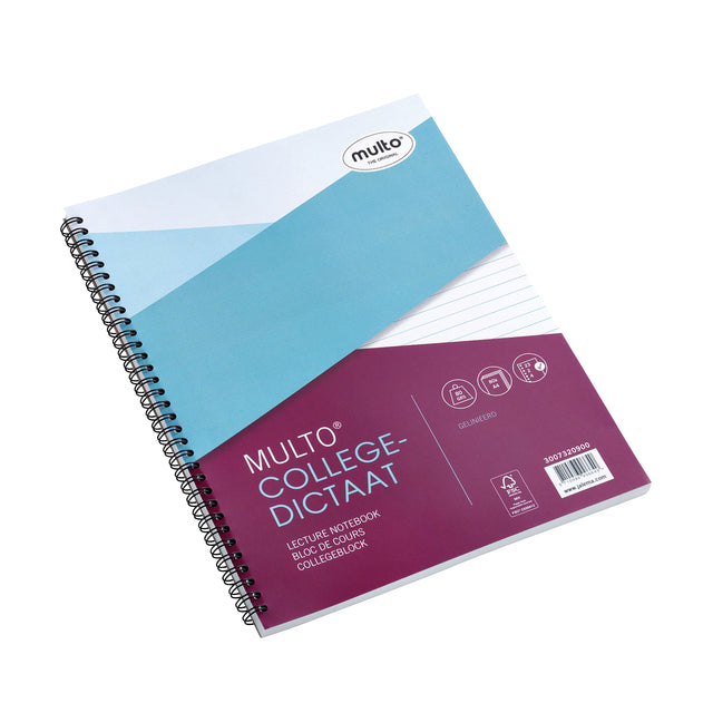 MULDO - COLLEGEICT MULDO A4 LN 23GAATS 160PAG 80GR BLANC | 1 pièce | 10 morceaux