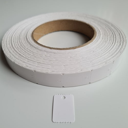 Klika - Étiquette à suspendre en rouleau 17x25mm vierge 2000 pcs