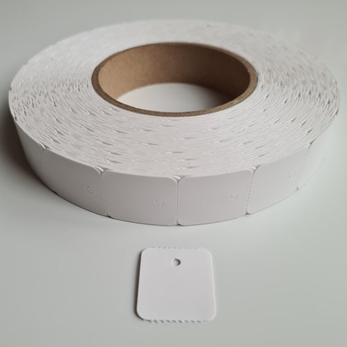 Klika - Etiquette suspendue en rouleau 25x27 mm vierge 2000 pcs