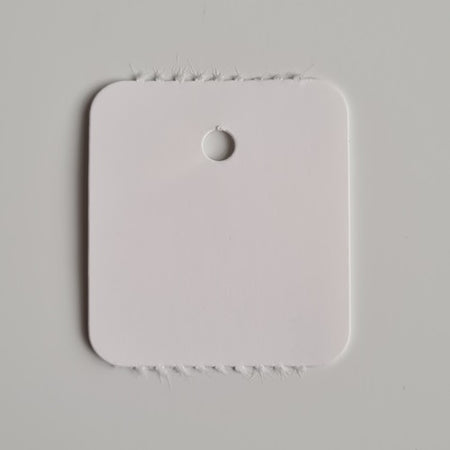 Klika -  Hangetiket op rol 25x27 mm blanko 2000st 12 stuks