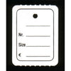Hangetiket op rol 30x40mm bedrukt 1000 stuks
