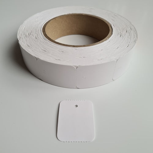 Klika -  Hangetiket op rol 30x40 mm blanko 1000st
