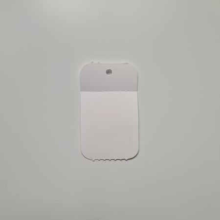 Klika -  Hangetiket op rol 30x50mm blank perf1000 10 stuks